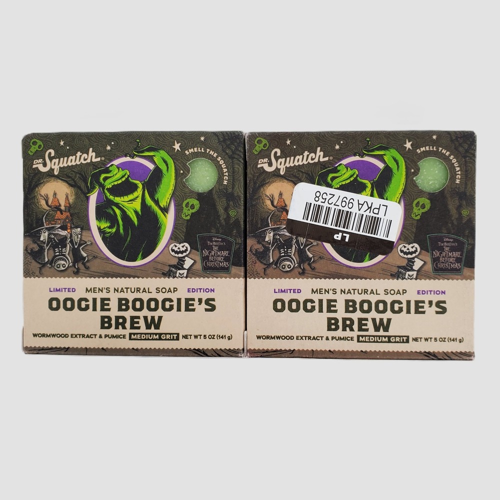 Dr Squatch Oogie Boogies Brew Soap Limited Edition Nightmare Before Christmas 2